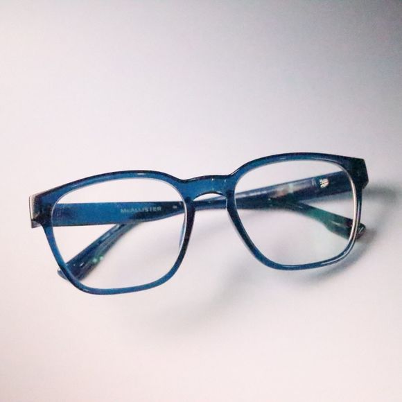 McALLISTER cold insert MC4510 teal crystal 54-18 145 eyeglasses frame N15 - Picture 7 of 8